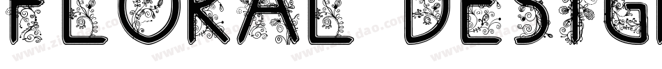 Floral Design字体转换